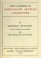 [Gutenberg 47794] • Main Currents in Nineteenth Century Literature - 3. The Reaction in France